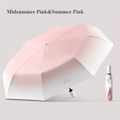Premium Automatic Umbrella Gradient Color Sun & Rain Dual Use Parasol