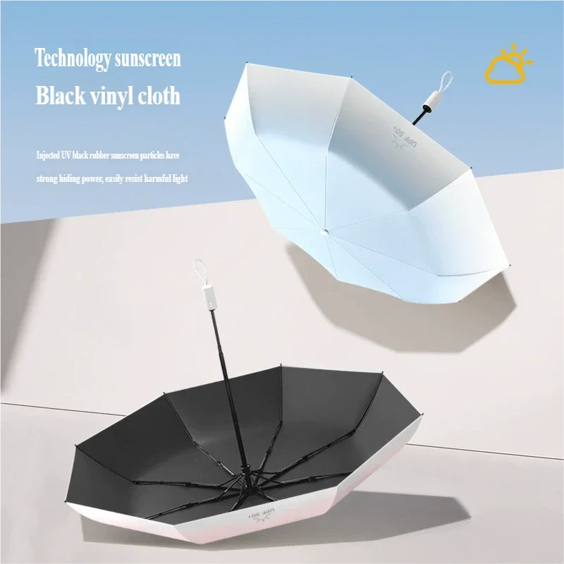 Premium Automatic Umbrella Gradient Color Sun & Rain Dual Use Parasol